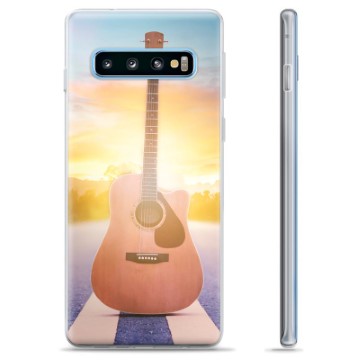 Samsung Galaxy S10+ TPU Cover - Guitar