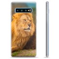 Samsung Galaxy S10+ TPU Cover - Løve