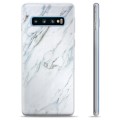 Samsung Galaxy S10+ TPU Cover - Marmor