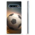 Samsung Galaxy S10 TPU Cover - Fodbold