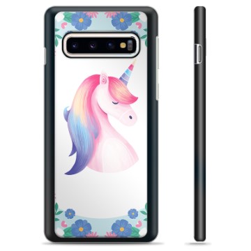 Samsung Galaxy S10+ Beskyttende Cover - Enhjørning