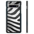 Samsung Galaxy S10+ Beskyttende Cover - Zebra
