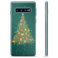 Samsung Galaxy S10+ TPU Cover - Juletræ