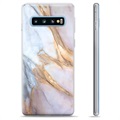 Samsung Galaxy S10+ TPU Cover - Elegant Marmor