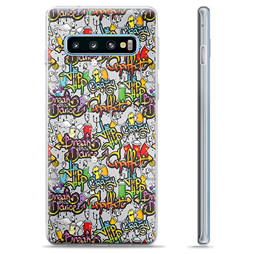 Samsung Galaxy S10+ TPU Cover - Graffiti