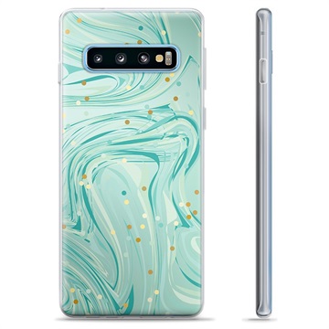 Samsung Galaxy S10+ TPU Cover - Grøn Mynte
