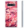 Samsung Galaxy S10+ TPU Cover - Pink Camouflage