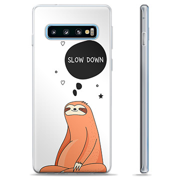 Samsung Galaxy S10+ TPU Cover - Slow Down