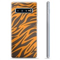 Samsung Galaxy S10+ TPU Cover - Tiger