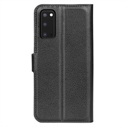 Samsung Galaxy S20 5G Pung Taske med Magnetisk Lukning - Sort
