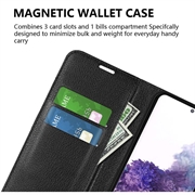 Samsung Galaxy S20 5G Pung Taske med Magnetisk Lukning - Sort