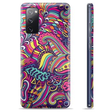 Samsung Galaxy S20 FE TPU Cover - Abstrakte Blomster