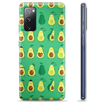 Samsung Galaxy S20 FE TPU Cover - Avocadomønster