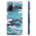 Samsung Galaxy S20 FE TPU Cover - Blå Camouflage