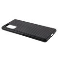Samsung Galaxy S20 FE TPU Cover - Karbonfiber - Sort