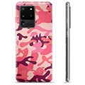 Samsung Galaxy S20 Ultra TPU Cover - Pink Camouflage