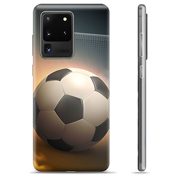 Samsung Galaxy S20 Ultra TPU Cover - Fodbold