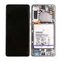 Samsung Galaxy S21+ 5G LCD Skærm (Servicepakke) GH82-24555C - Sølv