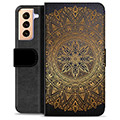 Samsung Galaxy S21+ 5G Premium Flip Cover med Pung - Mandala