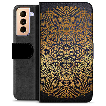 Samsung Galaxy S21+ 5G Premium Flip Cover med Pung - Mandala