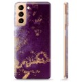 Samsung Galaxy S21+ 5G TPU Cover - Gylden Plomme