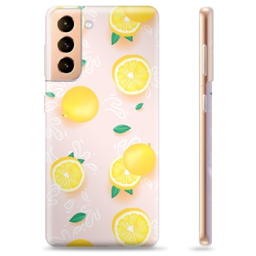 Samsung Galaxy S21+ 5G TPU Cover - Citron Mønster
