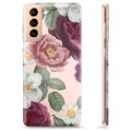 Samsung Galaxy S21+ 5G TPU Cover - Romantiske Blomster