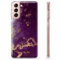 Samsung Galaxy S21 5G TPU Cover - Gylden Plomme