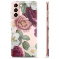 Samsung Galaxy S21 5G TPU Cover - Romantiske Blomster