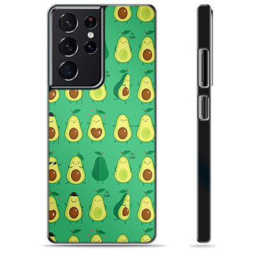 Samsung Galaxy S21 Ultra 5G Beskyttende Cover - Avocadomønster