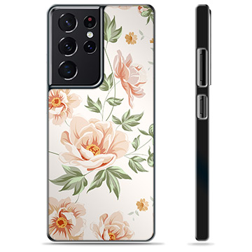 Samsung Galaxy S21 Ultra 5G Beskyttende Cover - Floral