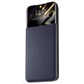 Samsung Galaxy S22 5G Front Smart View Flip Cover - Blå