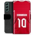 Samsung Galaxy S22+ 5G Premium Flip Cover med Pung - Danmark