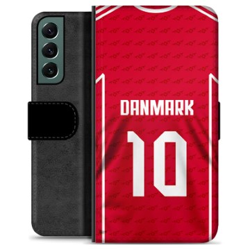 Samsung Galaxy S22+ 5G Premium Flip Cover med Pung - Danmark