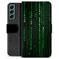Samsung Galaxy S22+ 5G Premium Flip Cover med Pung - Krypteret