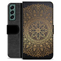 Samsung Galaxy S22+ 5G Premium Flip Cover med Pung - Mandala