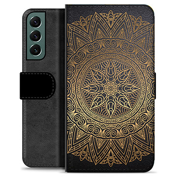 Samsung Galaxy S22+ 5G Premium Flip Cover med Pung - Mandala