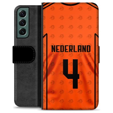 Samsung Galaxy S22+ 5G Premium Flip Cover med Pung - Holland