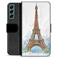 Samsung Galaxy S22+ 5G Premium Flip Cover med Pung - Paris