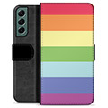 Samsung Galaxy S22+ 5G Premium Flip Cover med Pung - Pride