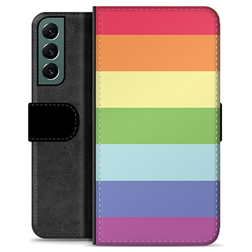 Samsung Galaxy S22+ 5G Premium Flip Cover med Pung - Pride