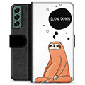 Samsung Galaxy S22+ 5G Premium Flip Cover med Pung - Slow Down