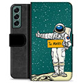 Samsung Galaxy S22+ 5G Premium Flip Cover med Pung - Til Mars