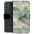 Samsung Galaxy S22+ 5G Premium Flip Cover med Pung - Tropic