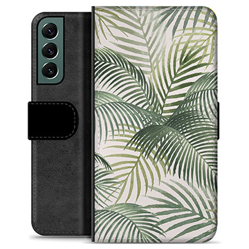 Samsung Galaxy S22+ 5G Premium Flip Cover med Pung - Tropic