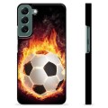 Samsung Galaxy S22+ 5G Beskyttende Cover - Fodbold Flamme