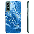 Samsung Galaxy S22+ 5G TPU Cover - Farverig Marmor