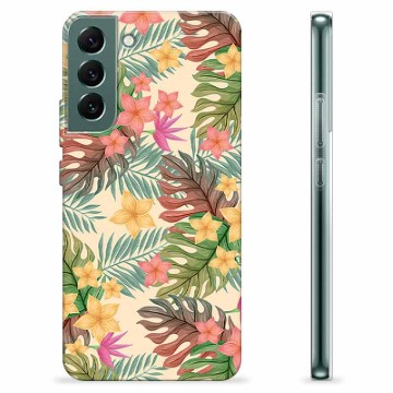 Samsung Galaxy S22+ 5G TPU Cover - Lyserøde Blomster