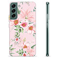 Samsung Galaxy S22+ 5G TPU Cover - Vandfarveblomster