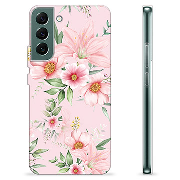Samsung Galaxy S22+ 5G TPU Cover - Vandfarveblomster